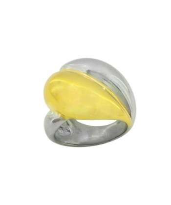 Chunky Δαχτυλίδι από ατσάλι σε Χρυσό/Ασημί Χρώμα No:18 Chunky Δαχτυλίδι από ατσάλι σε Χρυσό/Ασημί Χρώμα No:18