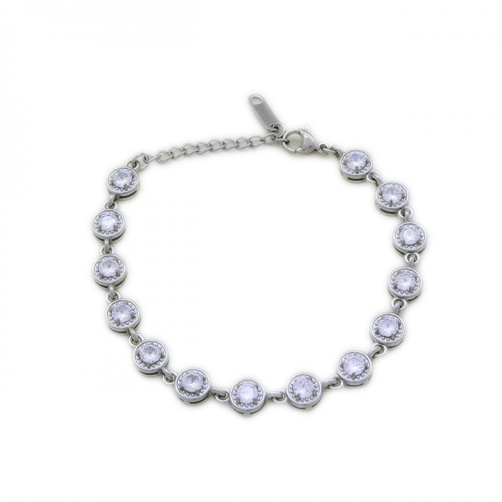 Βραχιόλι-Αλυσίδα με Ζircon 