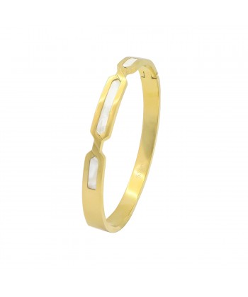 Γυναικείο Βραχιόλι - Χειροπέδα από Ατσάλι σε Χρυσό Χρώμα Γυναικείο Βραχιόλι - Χειροπέδα από Ατσάλι σε Χρυσό Χρώμα