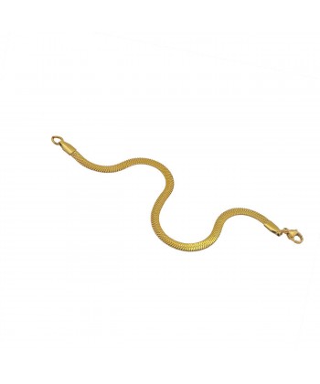 Γυναικείο Βραχιόλι ¨Snake" από Ατσάλι σε Χρυσό Χρώμα Γυναικείο Βραχιόλι ¨Snake" από Ατσάλι σε Χρυσό Χρώμα