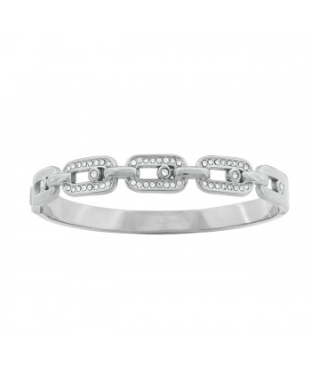 Γυναικείο Βραχιόλι - Χειροπέδα από Ατσάλι σε Ασημί Χρώμα 