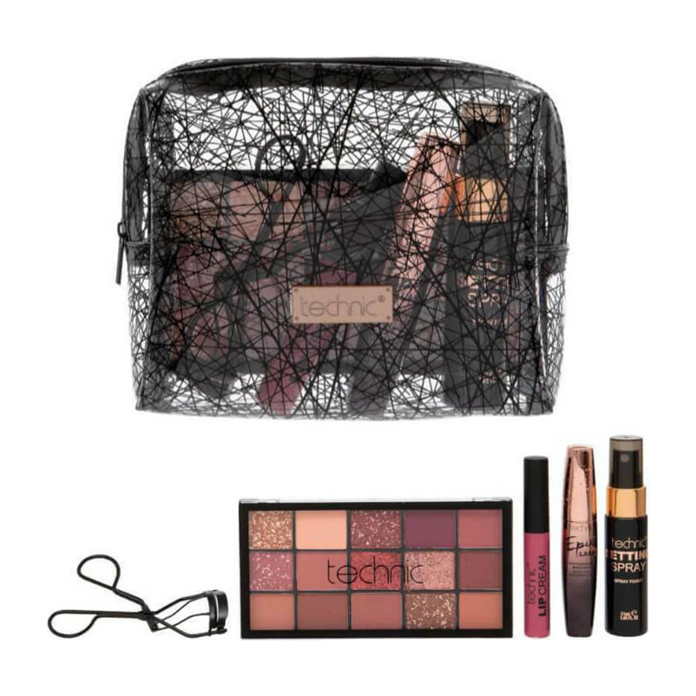 Technic Cosmetics Makeup Bag Set 5pcs