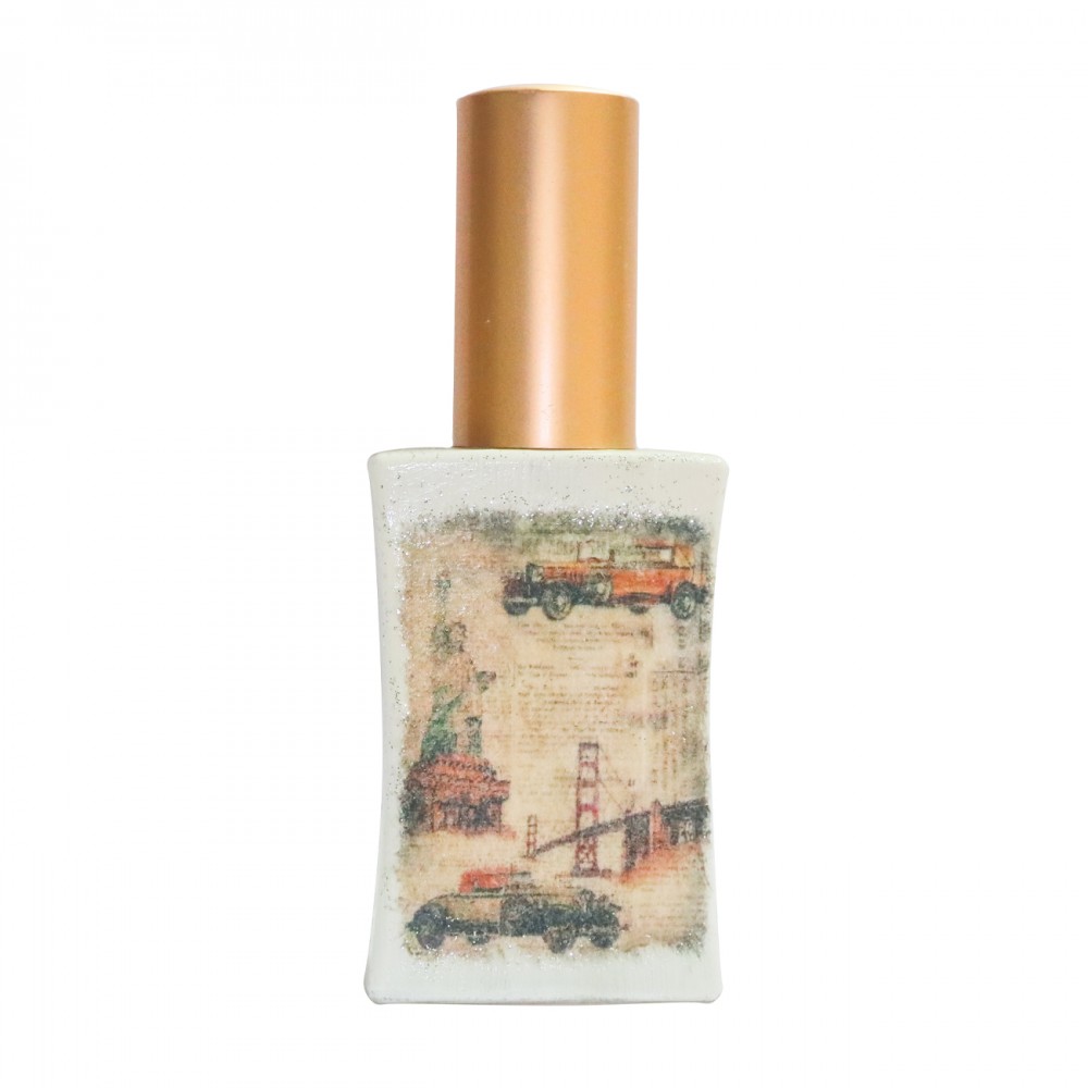 30ml Μπουκαλάκι με Decoupage