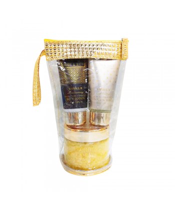 Glamorous Body & Bath "Vanilla" - Shower Gel, Body Scrub & Bath Salt