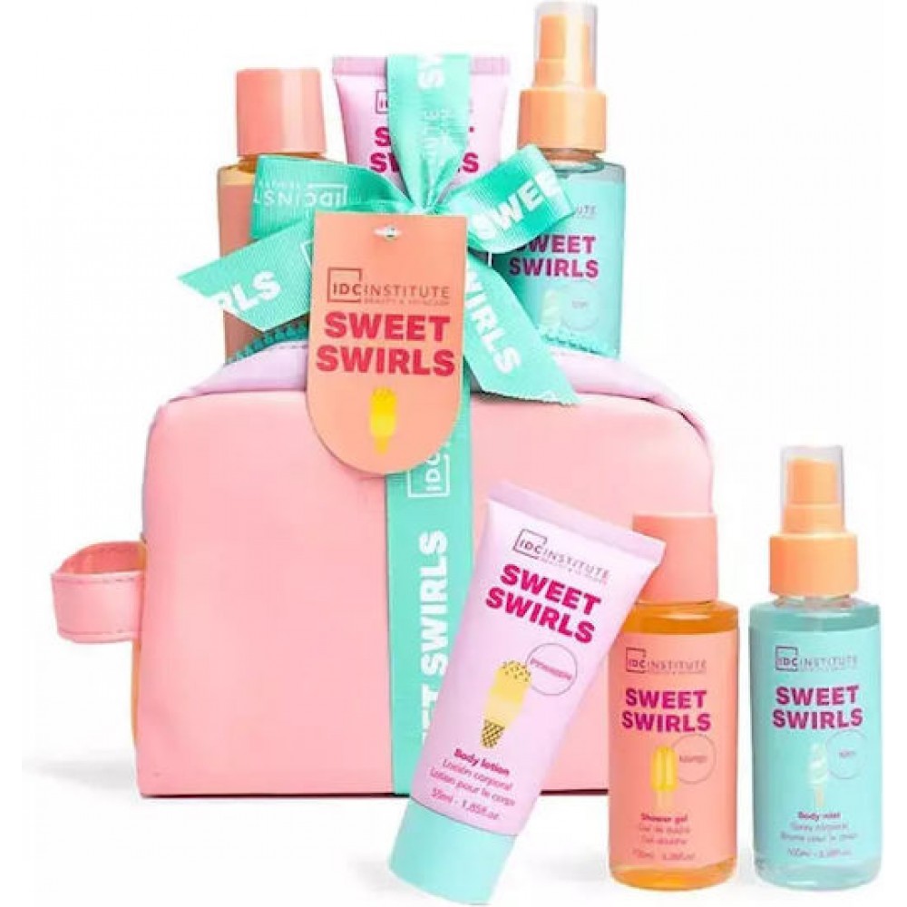 IDC Institute Sweet Swirls Σετ Περιποίησης για Ενυδάτωση & Καθαρισμό Σώματος 4τμχ IDC Institute Sweet Swirls Σετ Περιποίησης για Ενυδάτωση & Καθαρισμό Σώματος 4τμχ