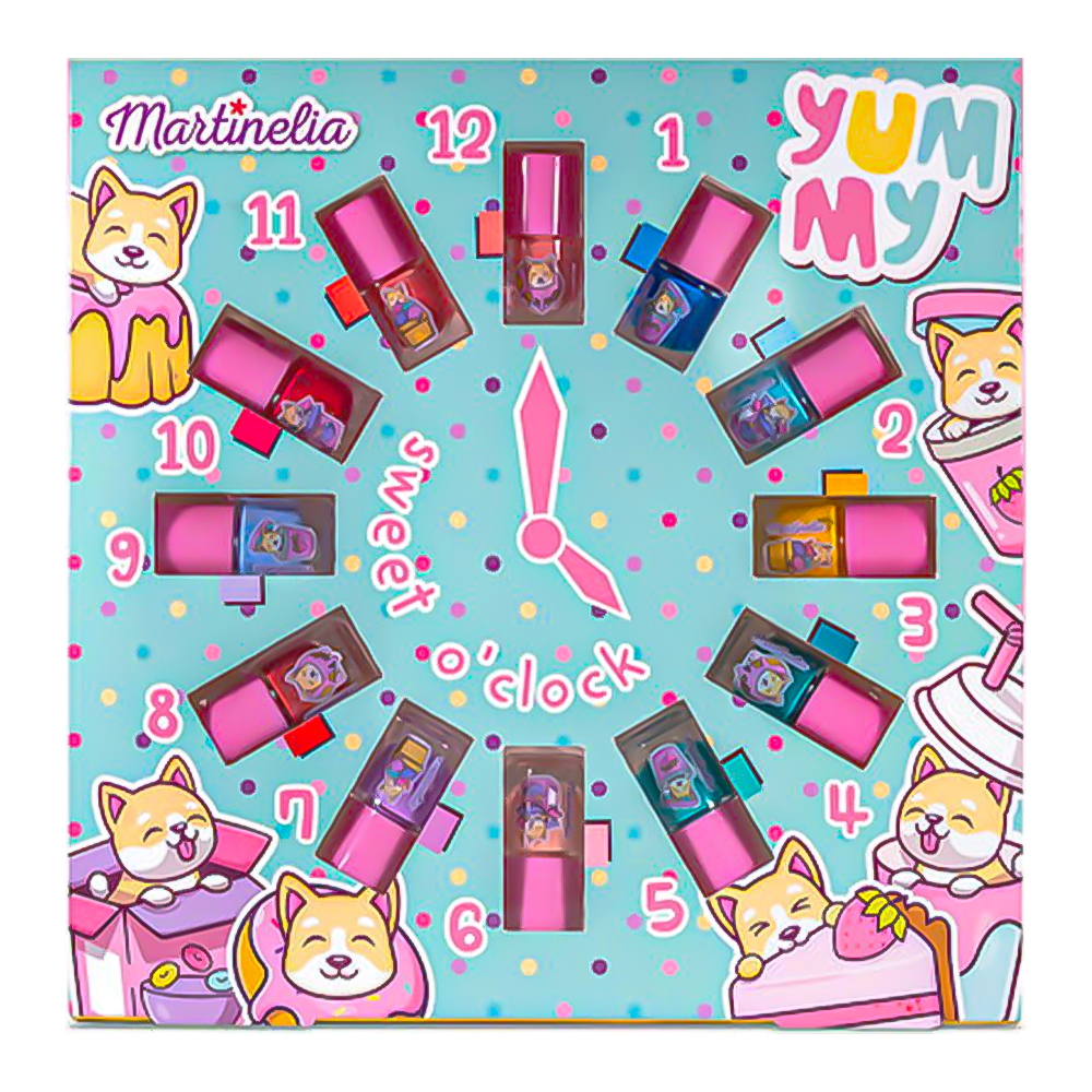 Martinelia Yummy Clock Nail Polish (12pcs)