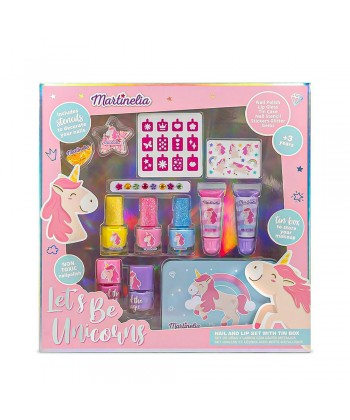 Martinelia Unicorn Nail And Lip Set With Tin Box